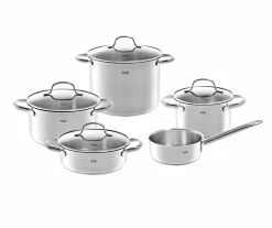 Fissler Topfset 5tlg silberfarben^ Topfsets