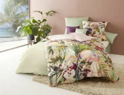 Satin>Fleuresse Mako-Satin-Wende-Bettwäsche mehrfarbig