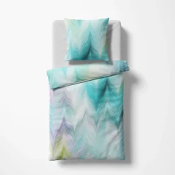 Fleuresse Satin-Bettwäsche blau^ Satin