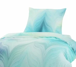 Fleuresse Satin-Bettwäsche blau^ Satin