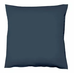 Satin>Fleuresse Uni-Satin-Bettwäsche blau