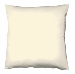 Satin>Fleuresse Uni-Satin-Bettwäsche beige