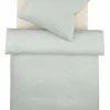 Fleuresse Uni-Satin-Kissenbezug silberfarben^ Kopfkissenbezüge|Satin