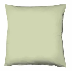 Kopfkissenbezüge|Satin>Fleuresse Uni-Satin-Kissenbezug grün