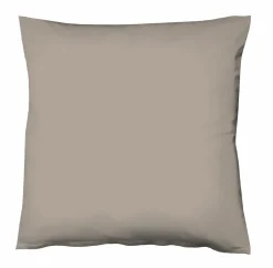 Fleuresse Uni-Satin-Kissenbezug grau^ Kopfkissenbezüge|Satin
