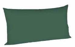 Kopfkissenbezüge|Satin>Fleuresse Uni-Satin-Kissenbezug grün