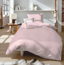Kopfkissenbezüge|Satin>Fleuresse Uni-Satin-Kissenbezug pink