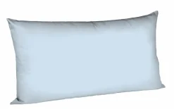 Kopfkissenbezüge|Satin>Fleuresse Uni-Satin-Kissenbezug blau