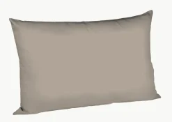 Kopfkissenbezüge|Satin>Fleuresse Uni-Satin-Kissenbezug grau
