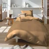 Fleuresse Uni-Satin-Nackenrollenbezug braun^ Kopfkissenbezüge|Satin