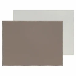 Tischsets>Freeform Tischset eckig 40x30cm weißgrauviolett