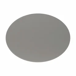 Tischsets>Freeform Tischset oval 45x34cm grauweiß