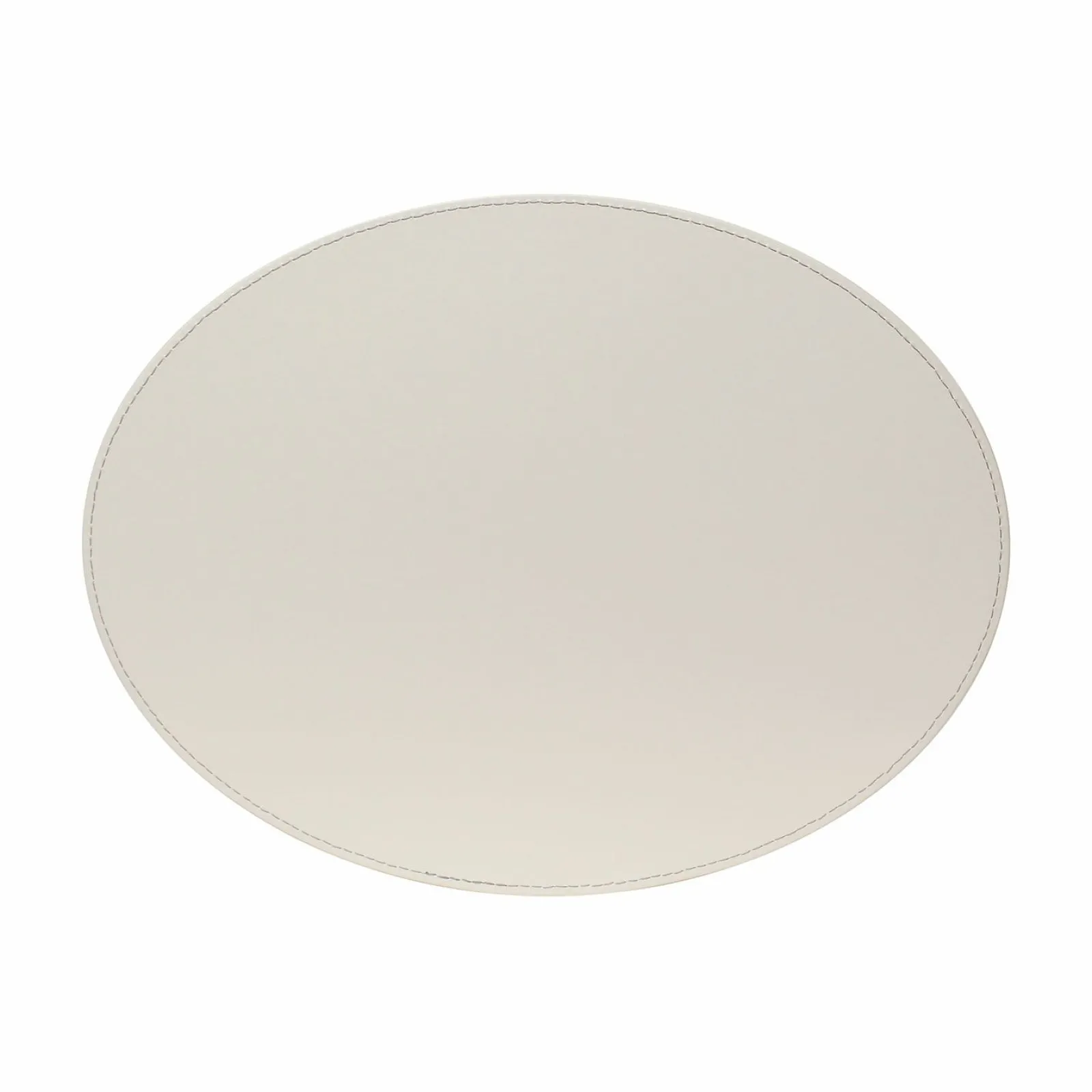 Tischsets>Freeform Tischset oval 45x34cm grauweiß