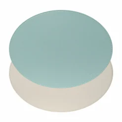 Freeform Tischset oval 45x34cm beigegrünblau^ Tischsets