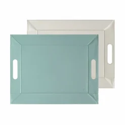 Freeform Wendetablett 45x35cm beigegrünblau^ Dekoration|Tabletts