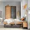 Komplettzimmer> Funktionskommode grau