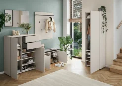 Garderobenschrank beige^ Garderoben