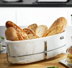 Servierkörbe>Gefu Brotkorb silberfarben