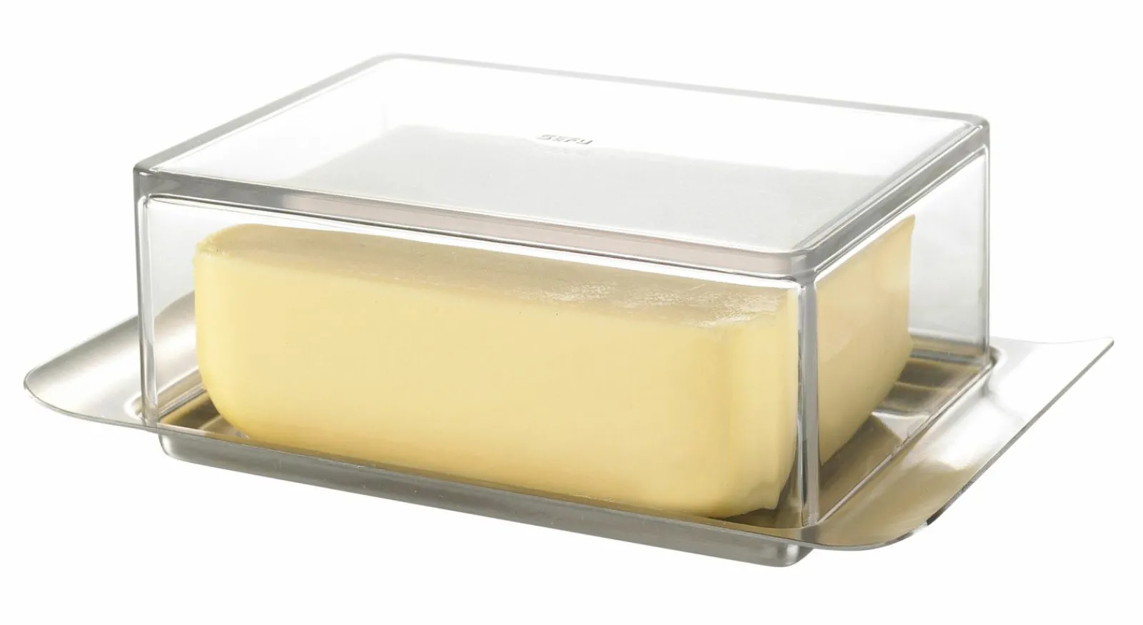 Gefu Butterdose 250g silberfarben^ Serviergeschirr