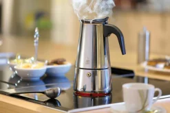 Kaffee- & Teebereiter>Gefu Espressokocher 4 Tassen schwarz
