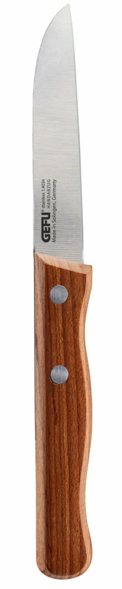 Gefu Gemüsemesser silberfarbenbraun^ Küchenmesser