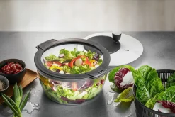 Küchenzubehör>Gefu Salatschleuder 3tlg. schwarz