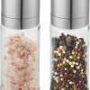 Gefu Salz- und Pfeffermühle Set silberfarben^ Gewürzmühlen & Streuer