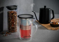 Gefu Teeglas silberfarben^ Kaffee & Teegläser