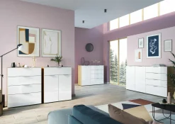 Kommoden & Sideboards|Kommoden>Germania Kommode braunweiß