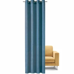 Gerster Ösenvorhang, blau blau^ Gardinen-Vorhänge