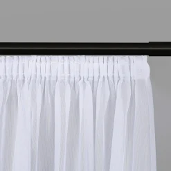Gardinen-Vorhänge>Gerster Store Effekt-Voile recycelt weiß