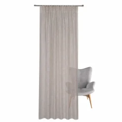 Gerster Vorhang mit verd. Schlaufen beige^ Gardinen-Vorhänge