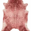 Felle & Kunstfelle>GINO FALCONE Fellform-Webteppich Gr.1 pink