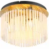 Deckenleuchten>Globo Deckenleuchte 5flg goldfarben