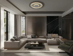 Globo LED-Deckenleuchte 1flg grau^ Deckenleuchten