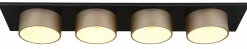Globo LED-Deckenleuchte 1flg grauschwarzmehrfarbigorangegoldfarben^ Deckenleuchten|Spots