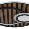Deckenleuchten>Globo LED-Deckenleuchte 1flg braunmehrfarbigschwarz