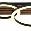 Deckenleuchten>Globo LED-Deckenleuchte 1flg braunmehrfarbigschwarz