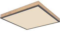 Deckenleuchten>Globo LED-Deckenleuchte 1flg grauweiß
