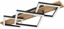 Globo LED-Deckenleuchte 1flg braunmehrfarbigschwarz^ Deckenleuchten