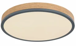 Globo LED-Deckenleuchte rund 1flg graumehrfarbigbraun^ Deckenleuchten
