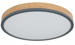 Globo LED-Deckenleuchte rund 1flg graumehrfarbigbraun^ Deckenleuchten