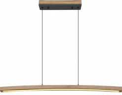 Pendelleuchten>Globo LED-Hängeleuchte 1flg graumehrfarbigbraun