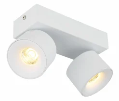 Globo LED-LED Strahler 2flg weißtransparent^ Spots