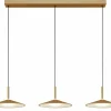Pendelleuchten>Globo LED-Pendelleuchte 1flg beigegelb