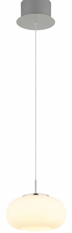 Pendelleuchten>Globo LED-Pendelleuchte 1flg weißsilberfarbenmehrfarbig