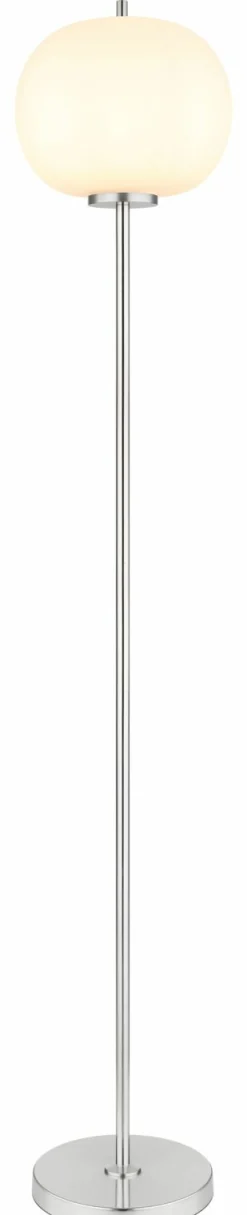 Globo LED-Stehleuchte 1flg silberfarbengoldfarbengrau^ Stehleuchten