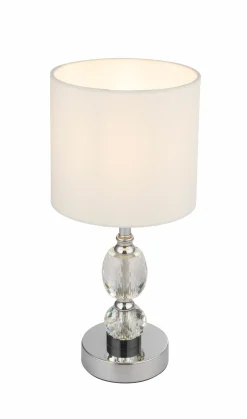 Globo LED-Tischleuchte 1flg grauweiß^ Tischleuchten