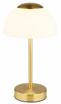 Globo LED-Tischleuchte 1flg goldfarbenbraungelb^ Tischleuchten