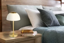 Globo LED-Tischleuchte 1flg goldfarbenbraungelb^ Tischleuchten